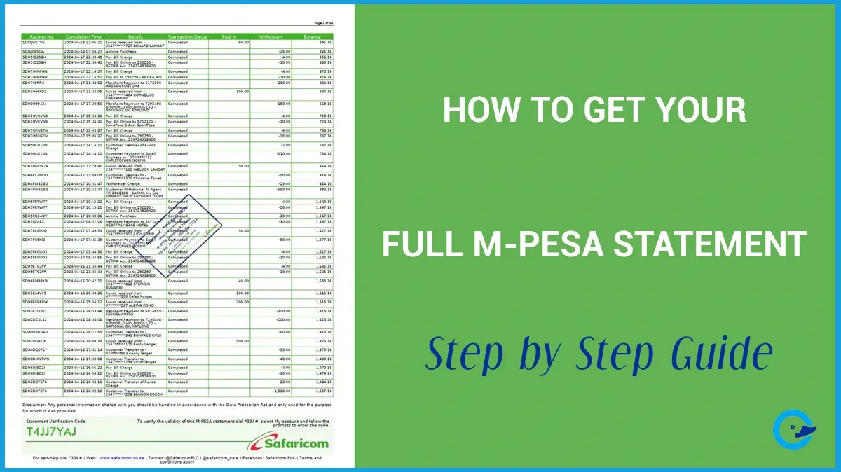 How to Get Your Full M-Pesa Statement in Kenya (2026 Guide)