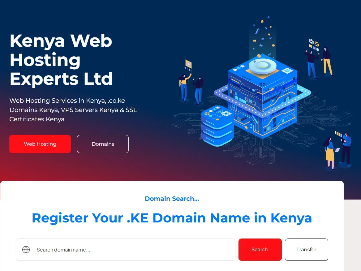 Kenya Website Experts Hosting