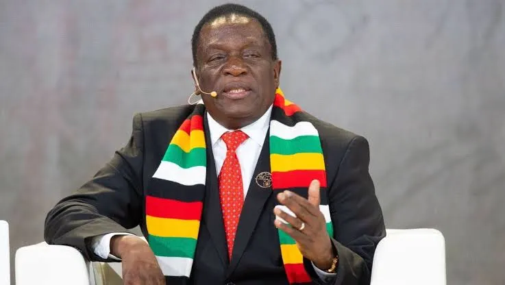 President Emmerson Mnangagwa Of Zimbabwe