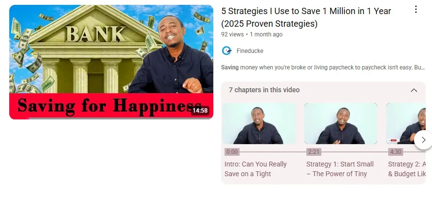 Strategies I Use To Save 1 Million In 1 Year Youtube Cover Image